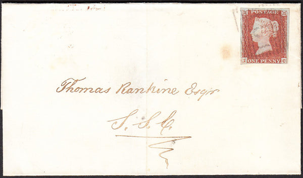 40947 - PL.79(IC)(SG8). 1849 wrapper used locally in Edinb...