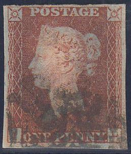 67667 1841 1D PL.16 (SG8)(IL) FINE USED.