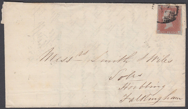 69086 - PL.101(EJ)(SG8) ON COVER. 1850 wrapper Boston to Peterborou...