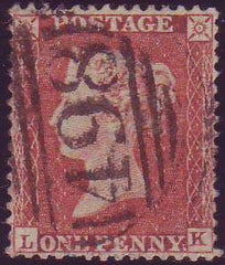 71733 1855 DIE 1 1D PL.201 S.C.14 (SG22)(LK) GOOD USED.