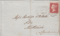 74865 - 1857 YORK SPOON ORIGINAL (RA136)/Pl.37(NC)(SG40). Entire York to