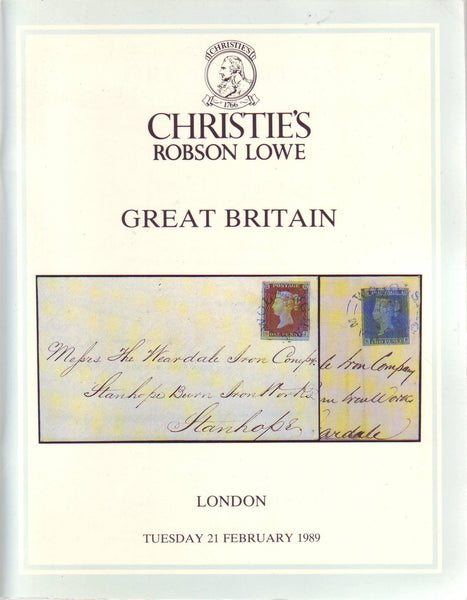 78912 - GREAT BRITAIN: Christie's Robson Lowe auction cata...