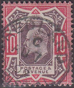 82194 - 1902 10d dull purple/carmine (SG254). A very fine ...