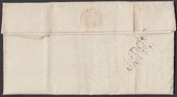 85939 - SOMERSET. 1777 letter Bridgwater to Wells dated Ju...