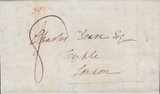 86658 - 1832 BERKS/'FARRINGDON' UDC (BR125). Entire Faringdon to London dated Dec 1 1832, on reverse...