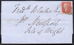 88842 - PL.11 (RH) (SG21). 1855 wrapper London to Newport,...