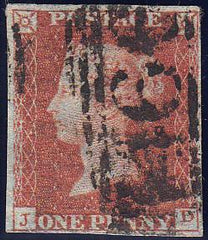 89613 - PL.112 (JD)(SG8). Used 1851 1d pl.112 (SG8)