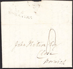 92005 - NORFOLK. Fine undated letter Swaffham to