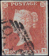 92125 - PL.101 (PE)(SG8). Fine used 1850 1d pl.101