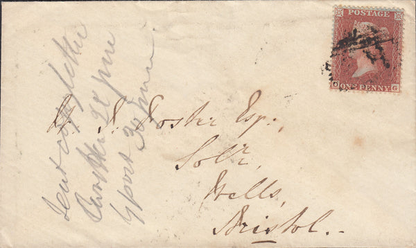 92312 - PL.7(OG)(SG21) ON COVER. Envelope Bewdley to...