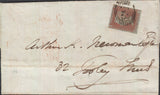 92621 1851 MAIL USED IN LONDON WITH 1D PL.115 (SG8)(MD) AND 'W' WAFER SEAL.