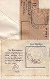 94483 - 1936 DAMAGED MAIL LONDON TO NETHERLANDS OFFICIALLY RESEALED. Envelope London to The Hague wi...