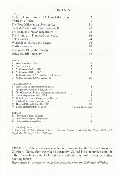 96247 - POSTMAN'S ROOTS. Fine pamphlet (paperback 30 pages...