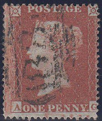 96725 - PL.200 (AG)(SG17). Good used 1854 Die 1 1d pl.200 ...