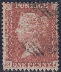 97141 - 1855 PL.1 S.C.14 (SG24)(GJ). Good used die 2 1d pl...