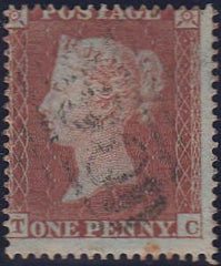 97641 - RES.PL.4 (TC)(SG17). Good used 1854 die 1 Res.pl.4...