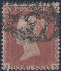 97663 - PL.204 (JK) PERF 14 (SG22). Good used 1855 die 1 p...